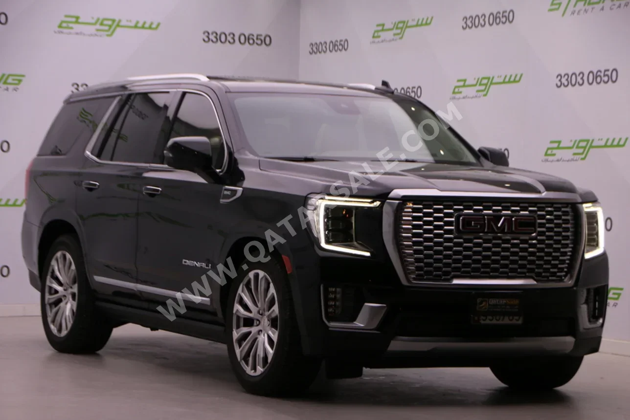 GMC Yukon Denali 2023 Automatic 22,000 Km 8 Cylinder Four Wheel Drive (4WD) SUV Black With Warranty