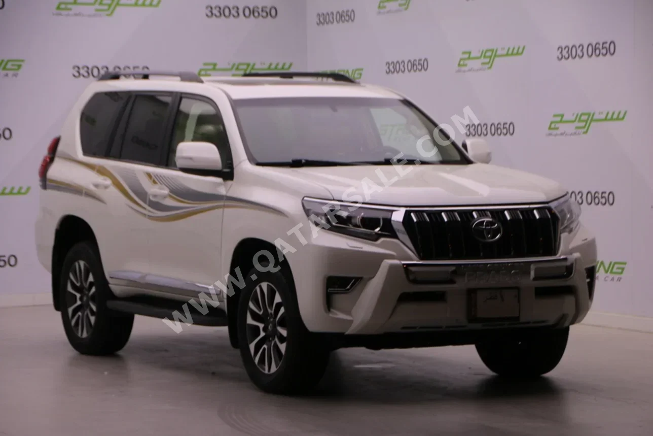 Toyota Prado TXL 2022 Automatic 123,000 Km 6 Cylinder Four Wheel Drive (4WD) SUV White