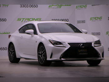 لكزس  ار سي  350  2015  اوتوماتيك  240,000 كم  6 سلندر  دفع خلفي  كوبيه \ سبورت  أبيض