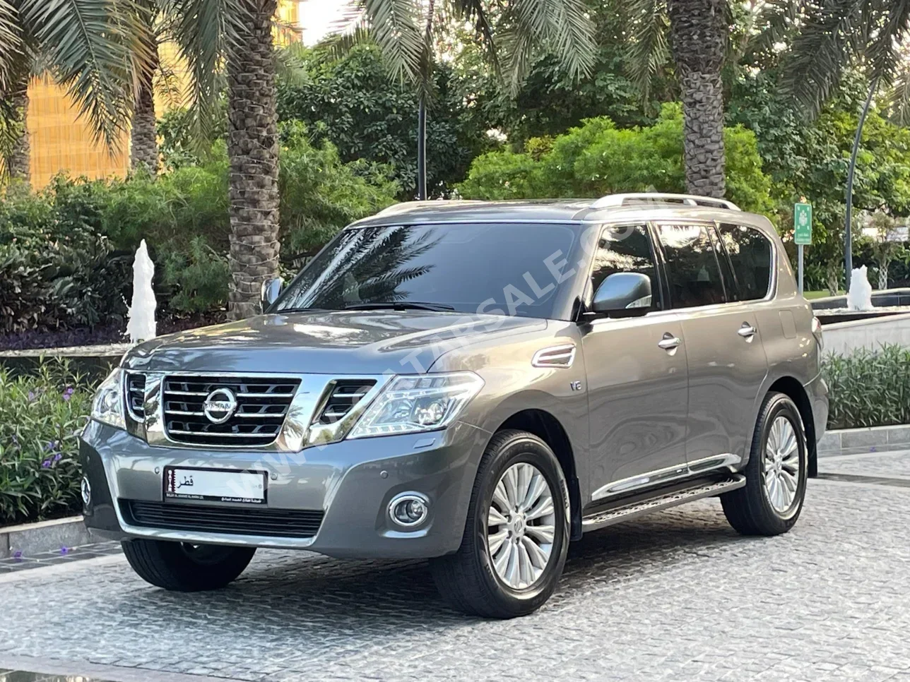 Nissan Patrol Titanium 2018 Automatic 49,000 Km 8 Cylinder Four Wheel Drive (4WD) SUV Gray