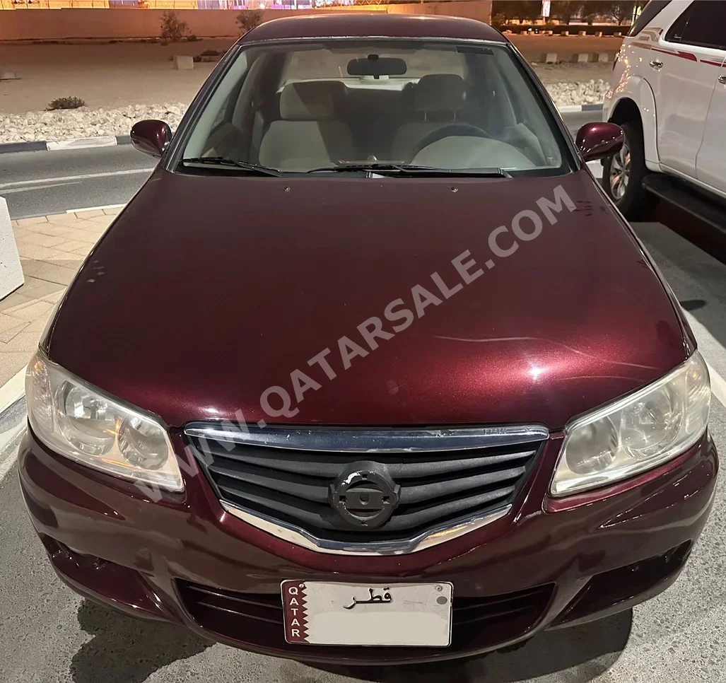 نيسان صني 2010 اوتوماتيك 217,000 كم 4 سلندر سحب امامي سيدان عنابي