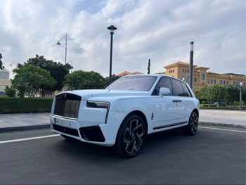Rolls-Royce Cullinan Black Badge 2022 Automatic 21,000 Km 12 Cylinder All Wheel Drive (AWD) SUV White With Warranty