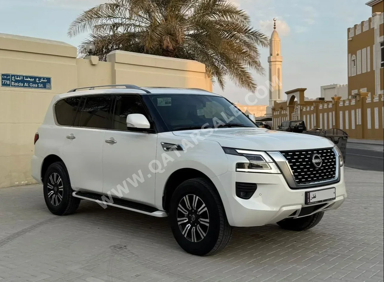 Nissan Patrol SE 2023 Automatic 26,000 Km 6 Cylinder Four Wheel Drive (4WD) SUV White With Warranty