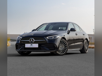 مرسيدس - بنز  200 سي  4 سلندر  سيدان  أسود  2025
