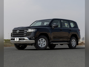 تويوتا  لاند كروزر جي اكس  6 سلندر  إس يو في 4 في 4  أسود  2025