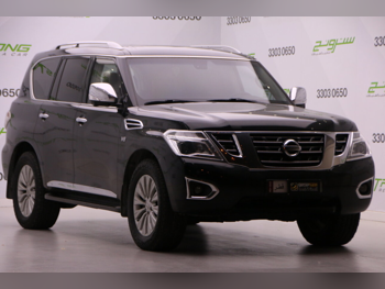 Nissan Patrol Platinum 2017 Automatic 112,000 Km 8 Cylinder Four Wheel Drive (4WD) SUV Black