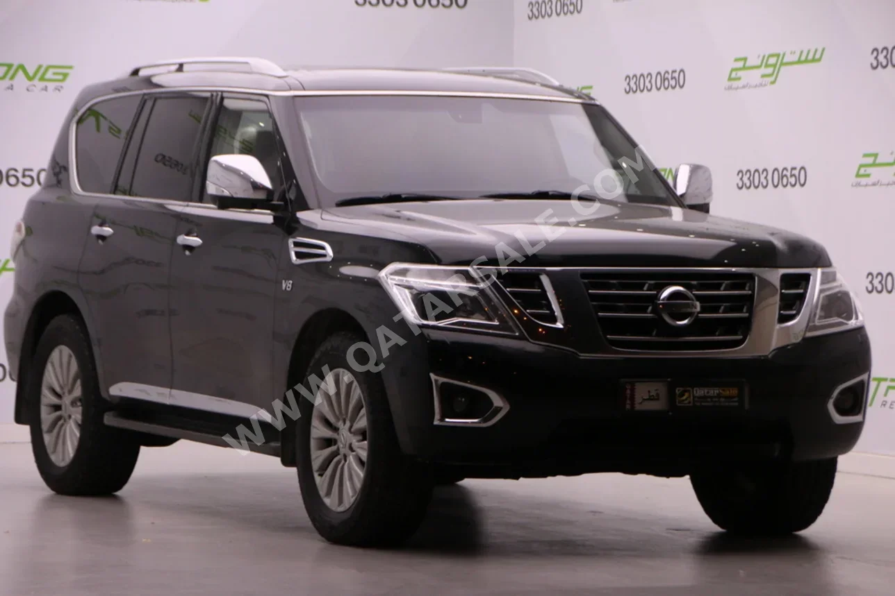 Nissan Patrol Platinum 2017 Automatic 112,000 Km 8 Cylinder Four Wheel Drive (4WD) SUV Black