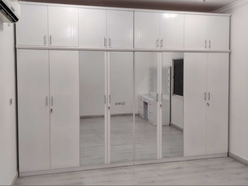 خزائن ودواليب الملابس والزينة - دوحة فيرنيتشر - خزائن - أبيض