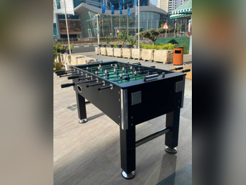 Black Foosball Table