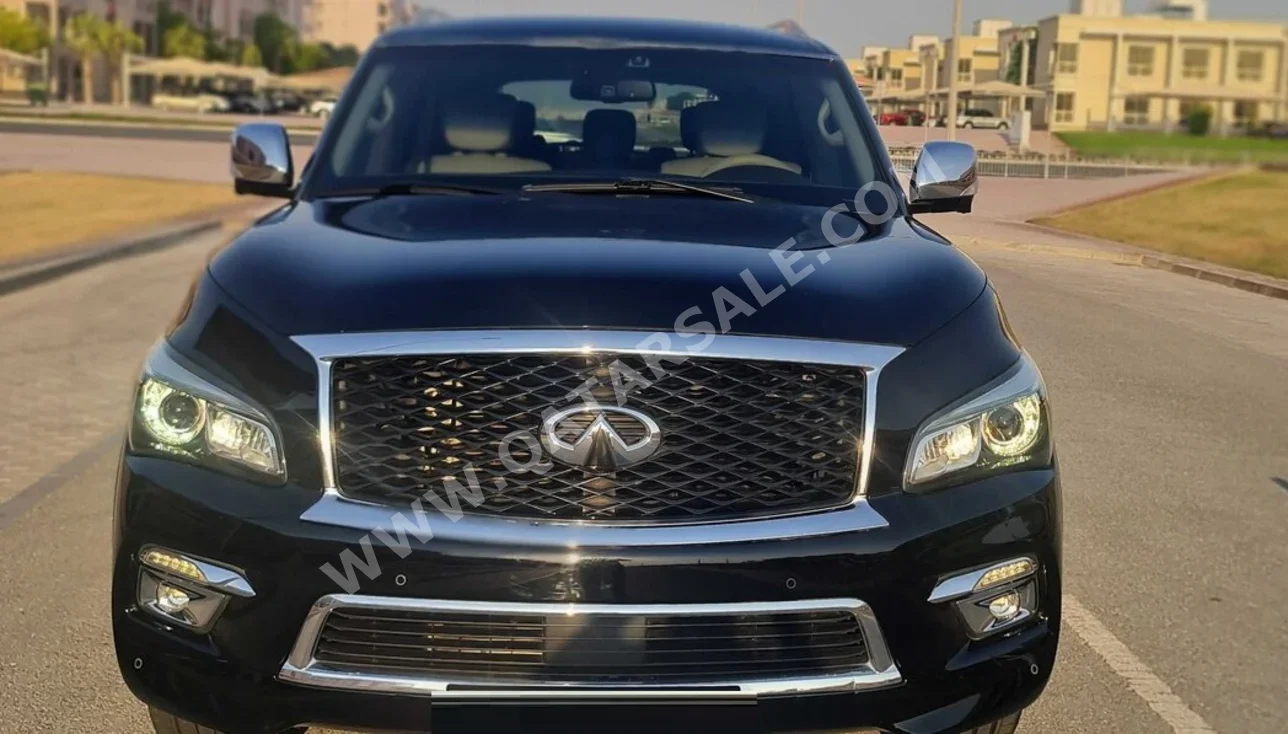 Infiniti  QX  80  2015  Automatic  138,000 Km  8 Cylinder  Four Wheel Drive (4WD)  SUV  Black