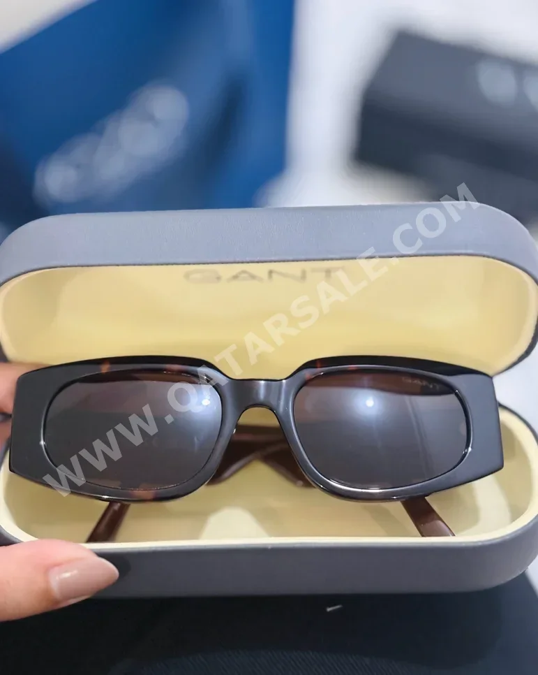 نظارة شمسية  بنى  مستطيل  ضمان  لكلا الجنسين