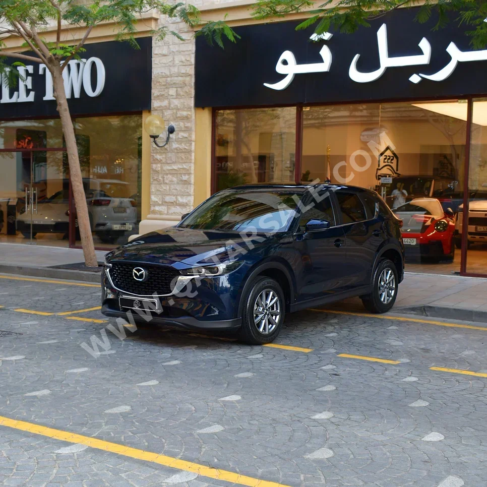 Mazda CX 5 2024 Automatic 40,000 Km 4 Cylinder Four Wheel Drive (4WD) SUV Dark Blue With Warranty
