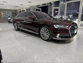 Audi  A8  L  2018  Automatic  100,000 Km  6 Cylinder  All Wheel Drive (AWD)  Sedan  Maroon