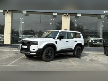 تويوتا  برادو  تي اكس تيربو  2025  اوتوماتيك  0 كم  4 سلندر  دفع رباعي  اس يو في  أبيض  تحت الضمان