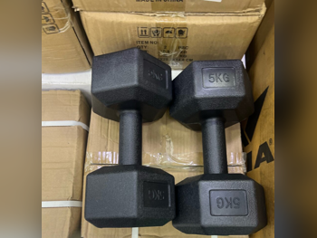 Weights - Fixed  Dumbbells  - Round  - Black