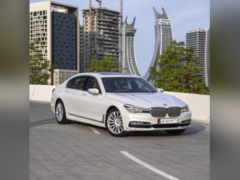 BMW  7-Series  730 Li  2016  Automatic  95,000 Km  6 Cylinder  Rear Wheel Drive (RWD)  Sedan  White  With Warranty