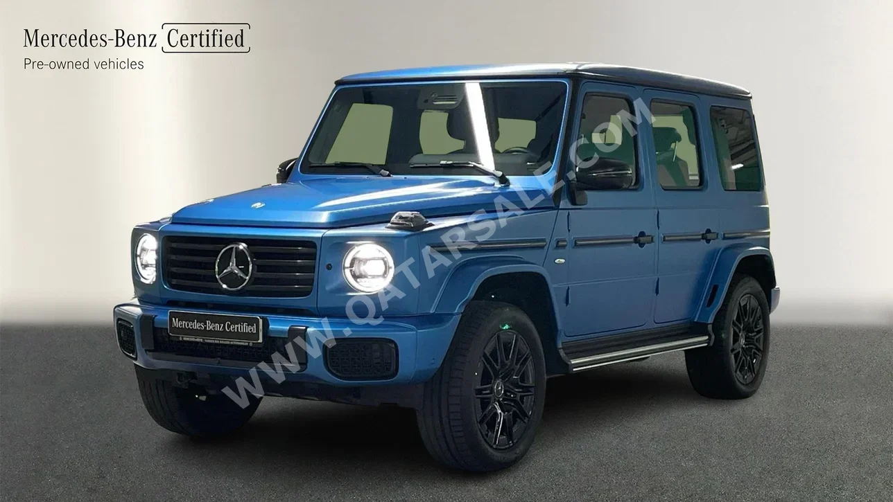 Mercedes-Benz  G-Class  580 AMG  2025  Automatic  7,500 Km  0 Cylinder  Four Wheel Drive (4WD)  SUV  Blue  With Warranty