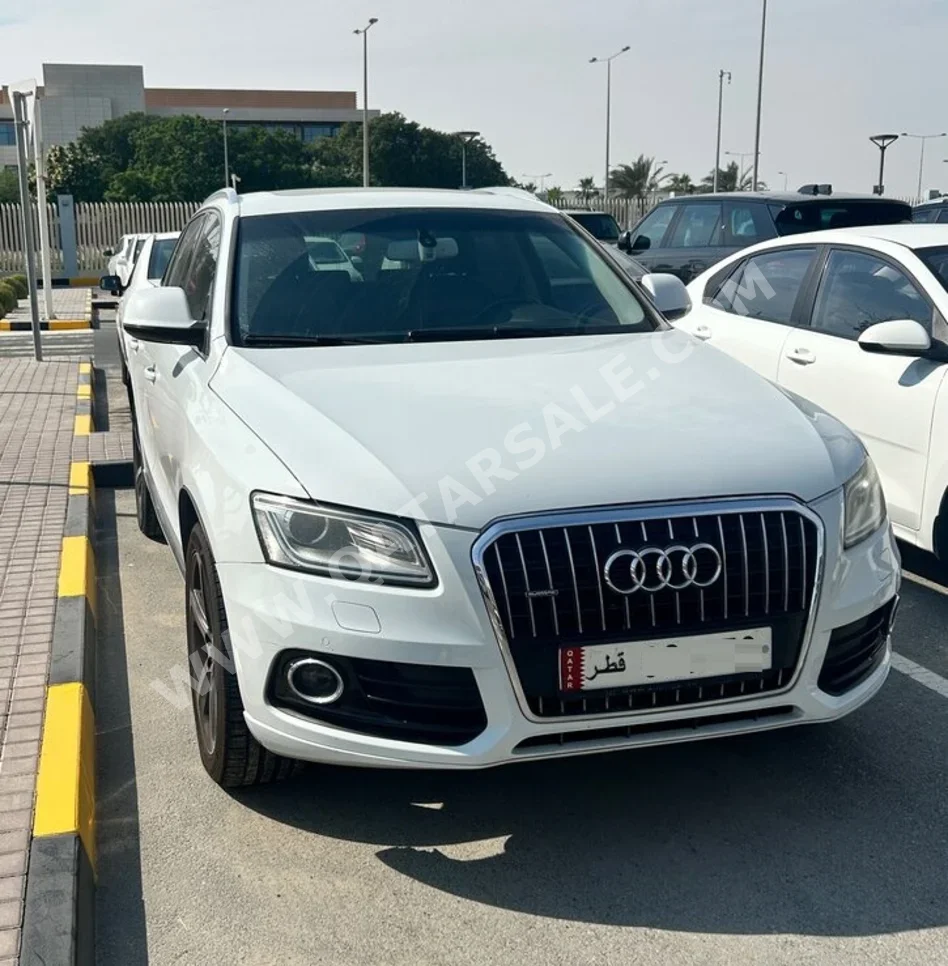 Audi Q5 40 TFSI Quattro 2015 Automatic 175,000 Km 4 Cylinder All Wheel Drive (AWD) SUV White With Warranty