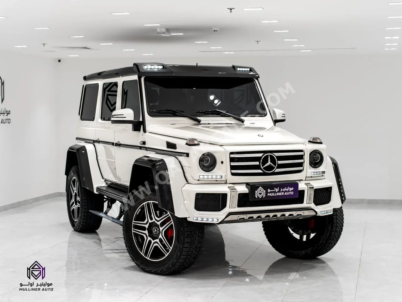 Mercedes-Benz  G-Class  500 4X4  2017  Automatic  76,500 Km  8 Cylinder  Four Wheel Drive (4WD)  SUV  White