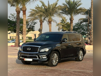 انفنيتي  كيو اكس  80  2016  اوتوماتيك  160,000 كم  8 سلندر  دفع رباعي  اس يو في  أسود