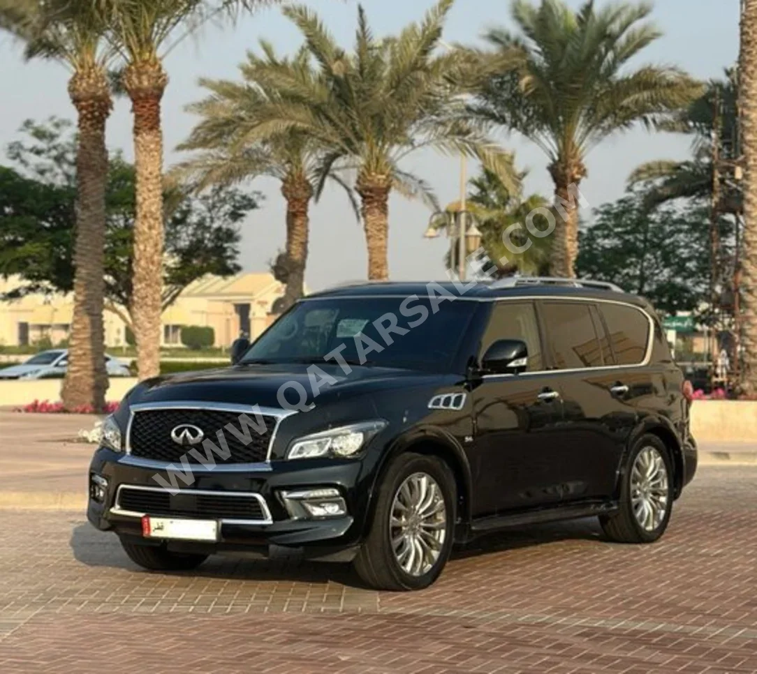 Infiniti  QX  80  2016  Automatic  160,000 Km  8 Cylinder  Four Wheel Drive (4WD)  SUV  Black