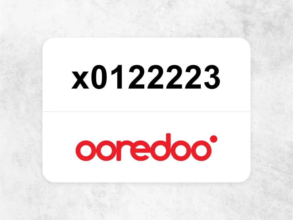 جوال اوريدو  x0122223