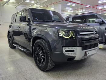 لاند روفر  ديفيندر  110 اس اي  2023  اوتوماتيك  70,000 كم  4 سلندر  دفع رباعي  اس يو في  رمادي  تحت الضمان