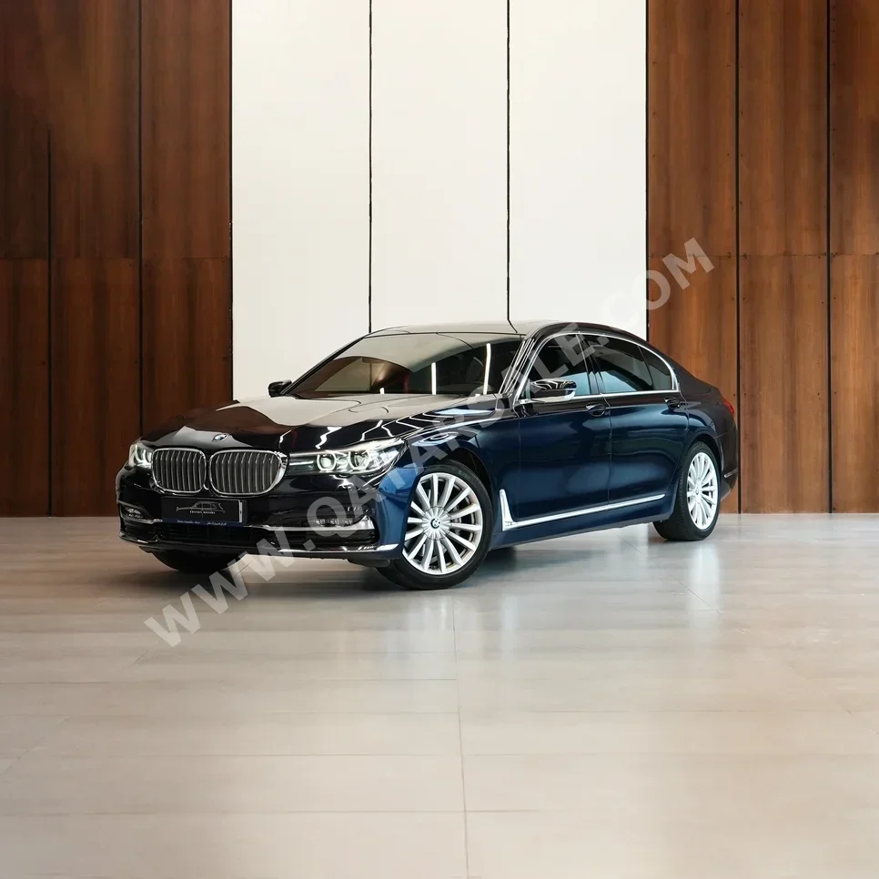 BMW 7-Series 730 Li 2019 Automatic 81,000 Km 4 Cylinder Rear Wheel Drive (RWD) Sedan Dark Blue