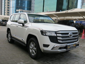 تويوتا  لاند كروزر  جي اكس ار  2024  اوتوماتيك  0 كم  6 سلندر  دفع رباعي  اس يو في  أبيض  تحت الضمان