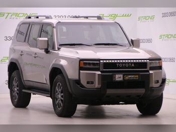 تويوتا  برادو  تي اكس تيربو  2025  اوتوماتيك  7,000 كم  6 سلندر  دفع رباعي  اس يو في  فضي دخاني  تحت الضمان