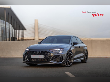 Audi  RS  3  2024  Automatic  17,000 Km  5 Cylinder  All Wheel Drive (AWD)  Sedan  Gray  With Warranty