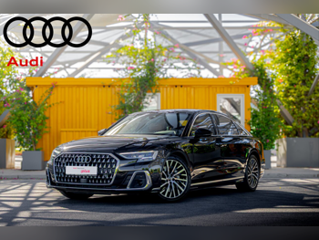 Audi A8 3.0 2024 Automatic 34,000 Km 6 Cylinder All Wheel Drive (AWD) Sedan Black With Warranty