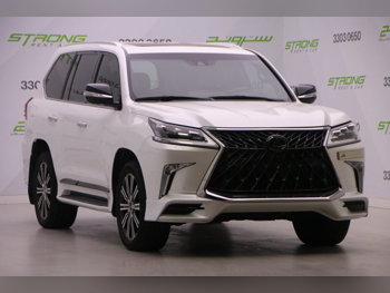 Lexus  LX  570 S  2018  Automatic  130,000 Km  8 Cylinder  Four Wheel Drive (4WD)  SUV  White