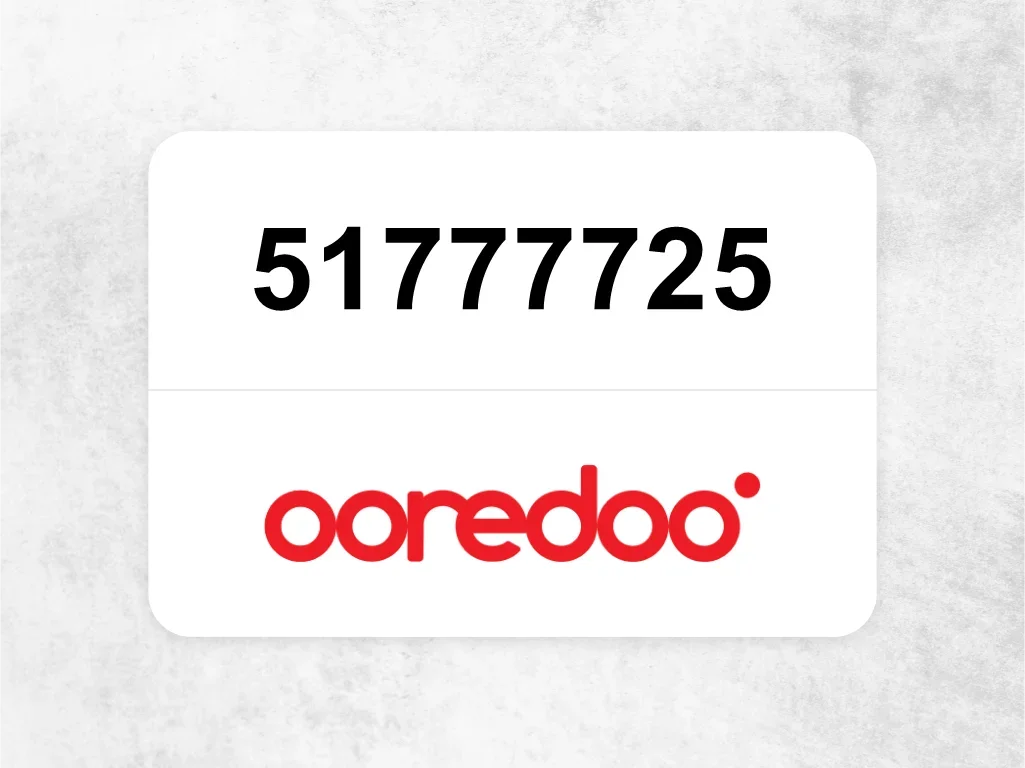 Ooredoo Mobile Phone  51777725