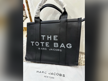 حقيبة توتي  - أسود  - جلد صناعي  - نسائي