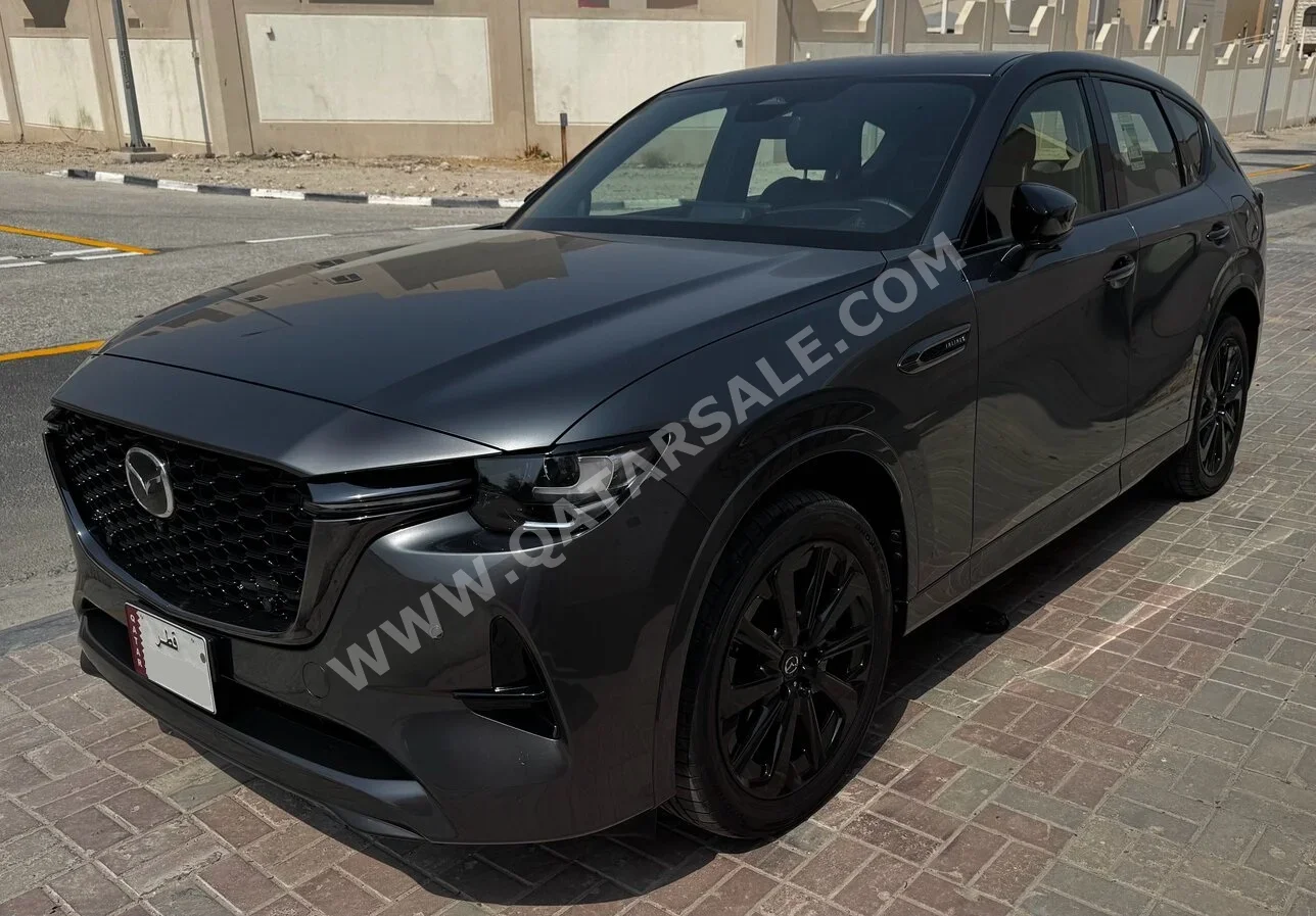 مازدا  سي اكس  60  2024  اوتوماتيك  26,000 كم  6 سلندر  دفع كلي مستمر  اس يو في  رمادي غامق  تحت الضمان