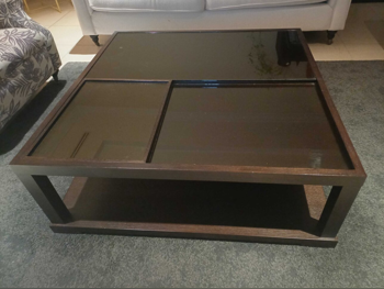 Tables & Sideboards Middle Coffe Table  - Home Center  - Glass  - Brown