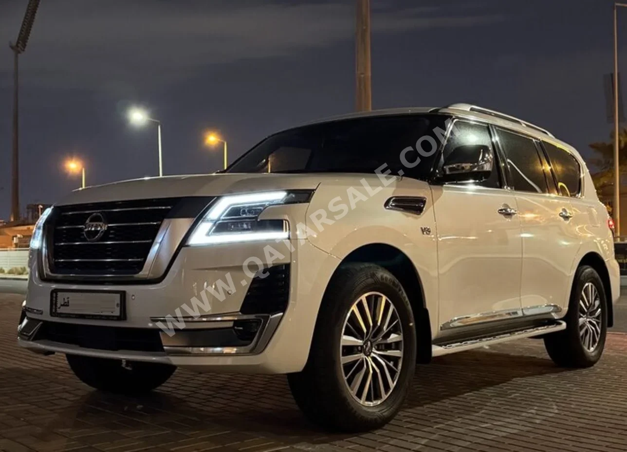 Nissan  Patrol  Platinum  2020  Automatic  123,000 Km  8 Cylinder  Four Wheel Drive (4WD)  SUV  White