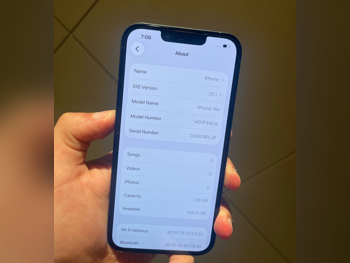 Mobile Phones Apple  - Iphone 16  - Black  - 128 GB