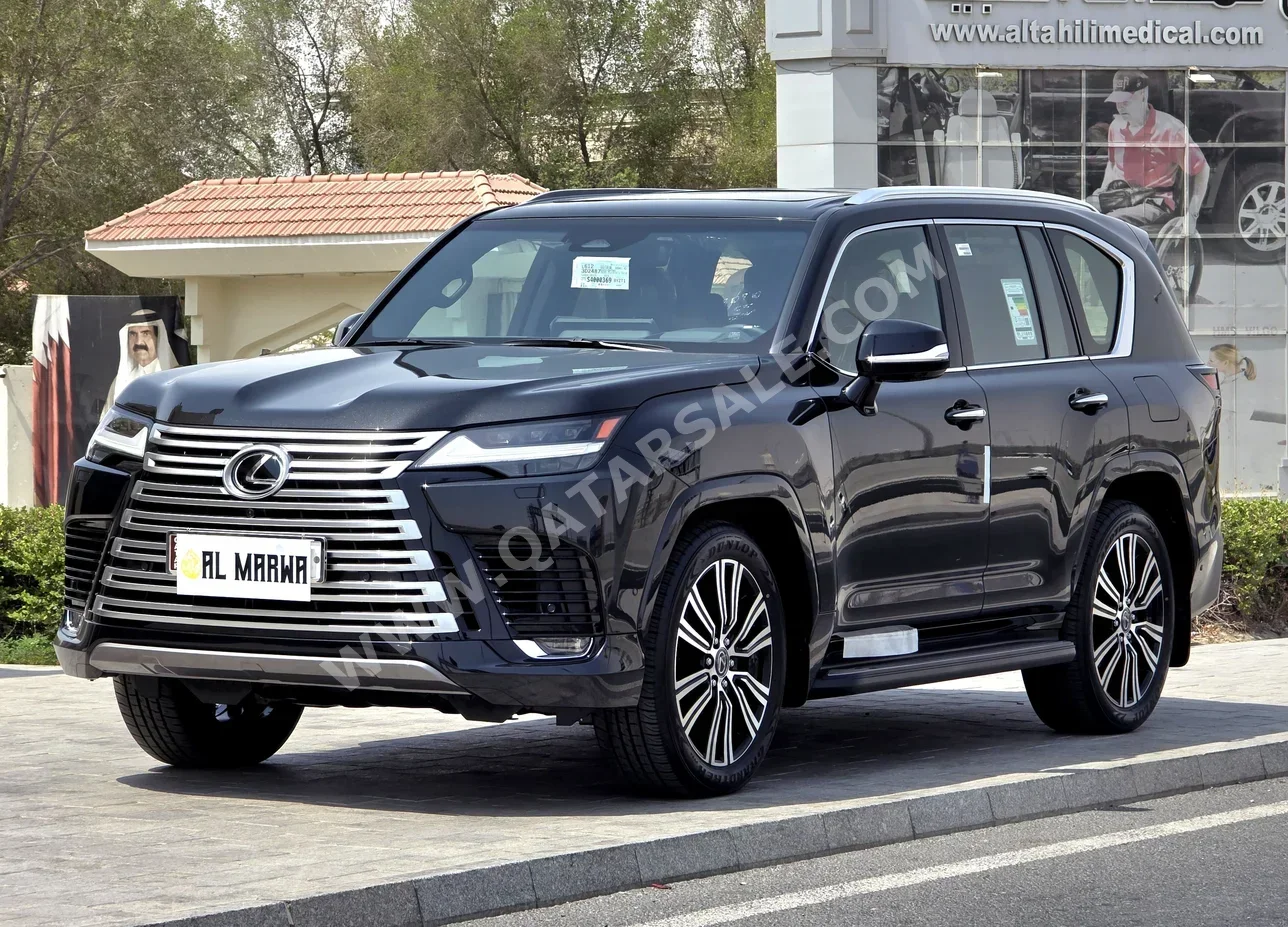 لكزس  ال اكس  700 اتش  2025  اوتوماتيك  800 كم  6 سلندر  دفع رباعي  اس يو في  أسود  تحت الضمان