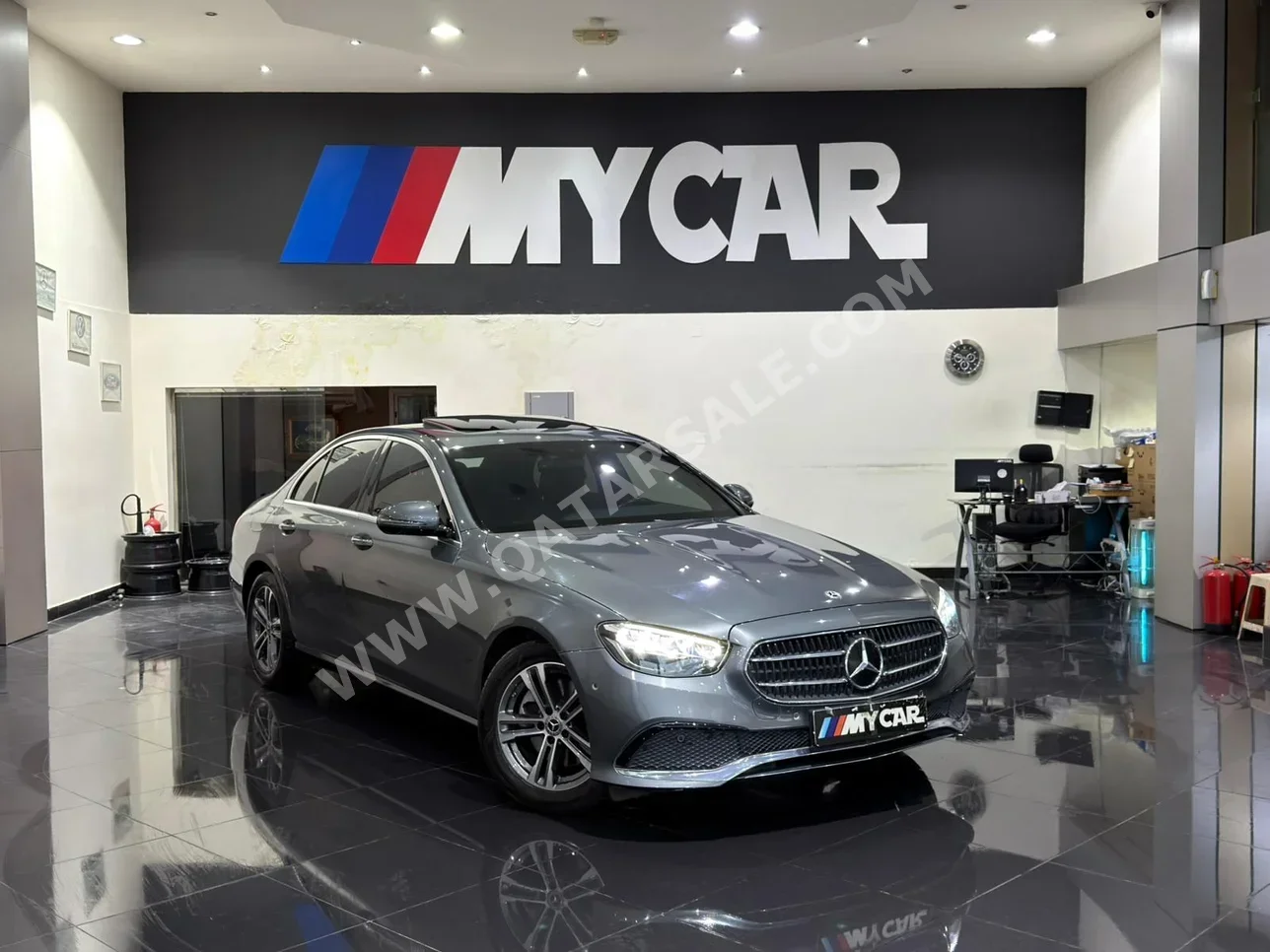 Mercedes-Benz  E-Class  200  2021  Automatic  29,000 Km  4 Cylinder  Rear Wheel Drive (RWD)  Sedan  Gray