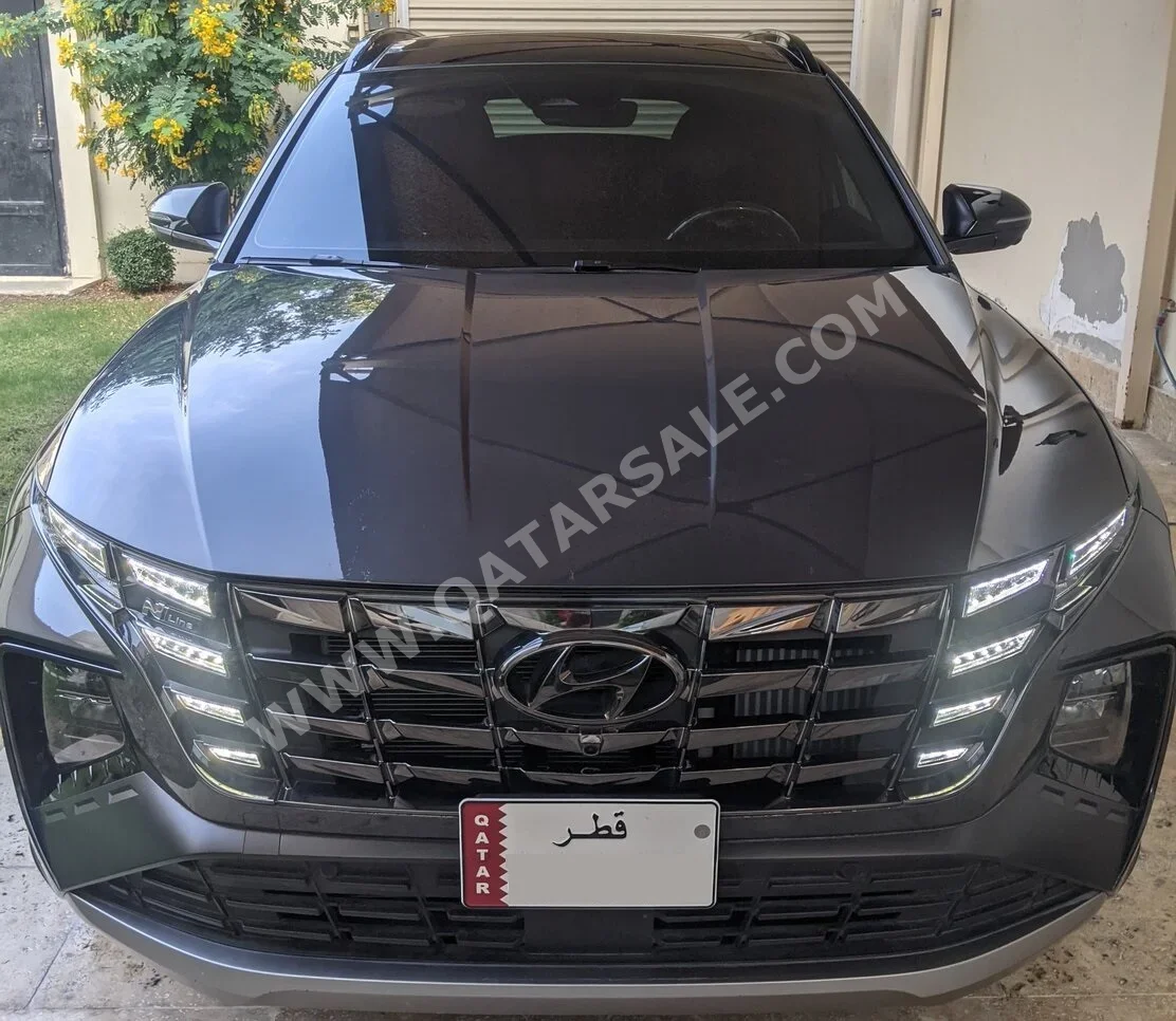 هيونداي  تكسن  ان لاين  2024  اوتوماتيك  17,500 كم  4 سلندر  دفع رباعي  اس يو في  رمادي  تحت الضمان