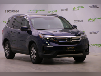 هوندا  بايلوت  2020  اوتوماتيك  50,000 كم  6 سلندر  دفع رباعي  اس يو في  أزرق غامق