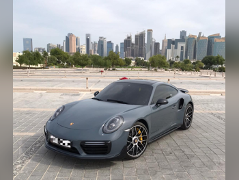 Porsche  911  Turbo S  2017  Automatic  65,000 Km  6 Cylinder  Rear Wheel Drive (RWD)  Coupe / Sport  Gray Nardo  With Warranty