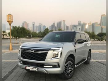 Nissan  Patrol  Platinum  2025  Automatic  8,000 Km  6 Cylinder  Four Wheel Drive (4WD)  SUV  Gray  With Warranty