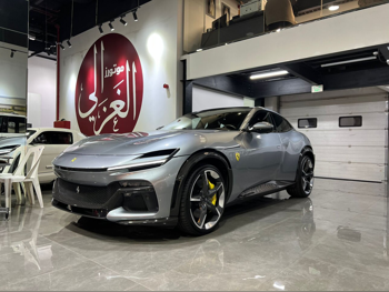 فيراري  بوروسانجوي  2024  اوتوماتيك  12,000 كم  8 سلندر  دفع كلي مستمر  اس يو في  رمادي  تحت الضمان