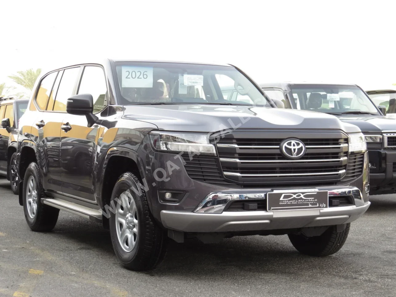 تويوتا  لاند كروزر  جي اكس  2026  اوتوماتيك  0 كم  6 سلندر  دفع رباعي  اس يو في  رمادي  تحت الضمان