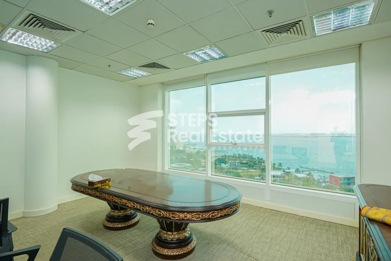 Commercial Offices - Fully Furnished  - Doha  - West Bay