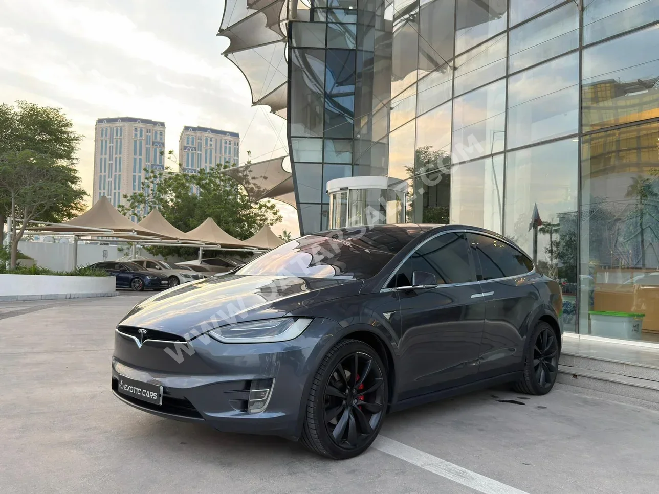 Tesla Model X 2018 Automatic 99,000 Km 0 Cylinder All Wheel Drive (AWD) SUV Gray