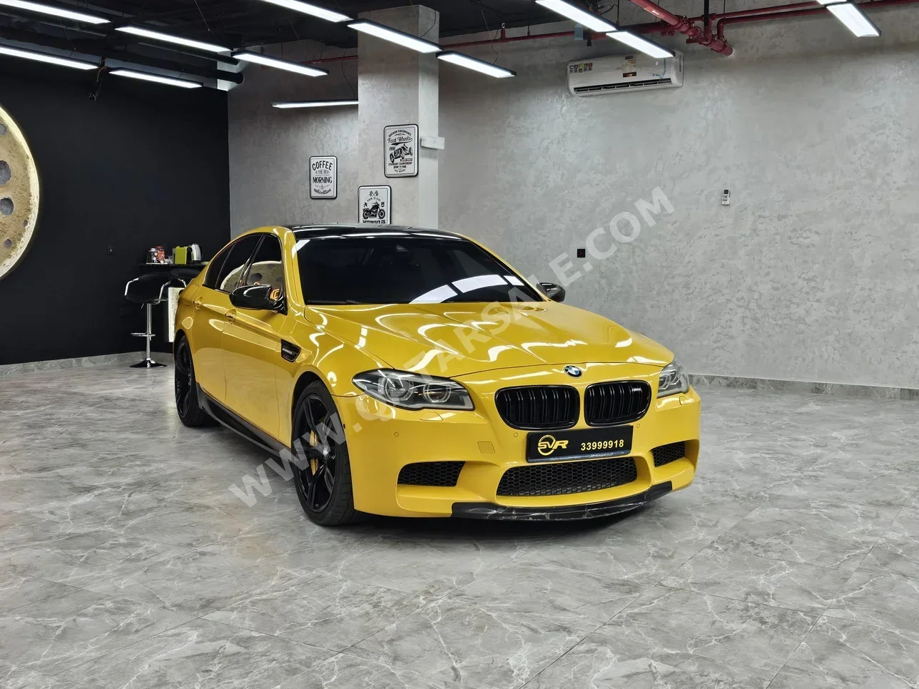 BMW  M-Series  5  2014  Automatic  172,000 Km  8 Cylinder  Rear Wheel Drive (RWD)  Sedan  Yellow